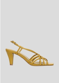 Sandalias Tacon LOLA CRUZ Mod.012Z14BK mostaza