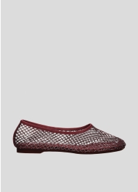 LOLA CRUZ Ballerinas Mod. 178Z02BK burgundi