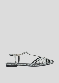 Sandalias Planas LOLA CRUZ Mod.138Z99BK celeste