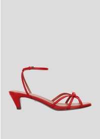 Sandalias Tacon LOLA CRUZ Mod.105Z14BK rojo