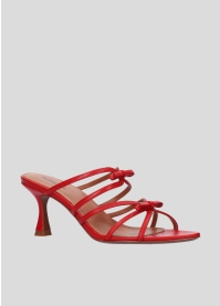 Sandalias Tacon LOLA CRUZ Mod.106Z14BK rojo