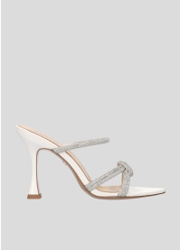 Sandalias Tacon LOLA CRUZ Mod.263Z14BK blanco