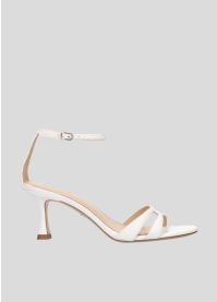 Sandalias Tacon LOLA CRUZ Mod.268Z14BK blanco