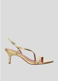 Sandalias Tacon LOLA CRUZ Mod.117Z51BK oro
