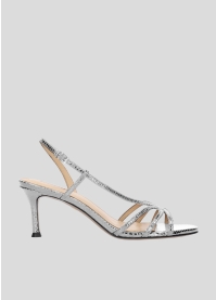 Sandalias Tacon LOLA CRUZ Mod.234Z51BK plata