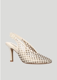 Salones LOLA CRUZ Mod.007Z14BK off white