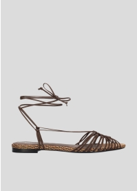 Sandalias Planas LOLA CRUZ Mod.076Z69BK marron