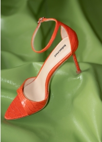 LOLA CRUZ Heeled sandals Mod. 149Z55BK red