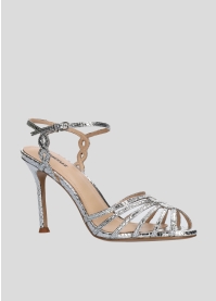 Sandalias Tacon LOLA CRUZ Mod.143Z51BK plata